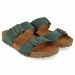 Haflinger Andrea Sandalen Dames Groen | FLS3883YU