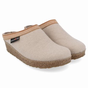 Haflinger Belle Klompen Dames Wit | QSF5085RG