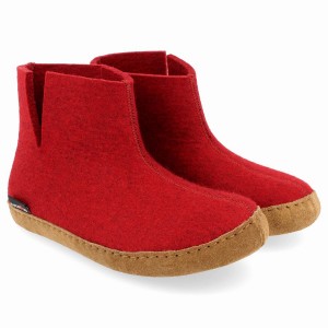 Haflinger Emils Laarzen Heren Rood | TYD492PY