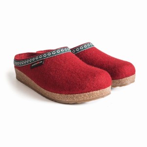 Haflinger Gz Klompen Heren Rood | HFT908ZO