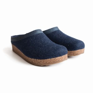 Haflinger Gzl Klompen Dames Blauw | TLZ3100LO