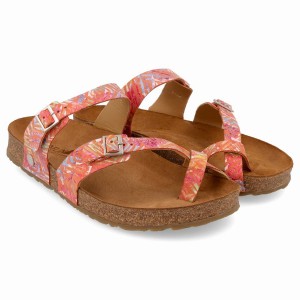 Haflinger Hedda Sandalen Dames Oranje | IIY4577TM