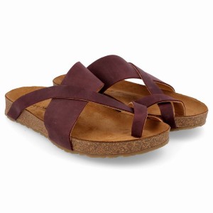 Haflinger Jackie Sandalen Dames Bordeaux | IFT7221MZ