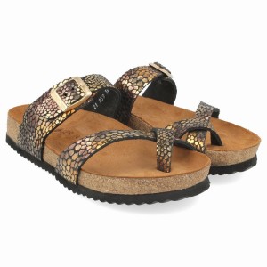 Haflinger Juno Sandalen Dames Goud | QWB5624ZD