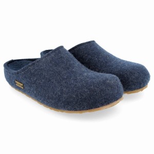 Haflinger Michl Klompen Dames Blauw | JQA2586LB