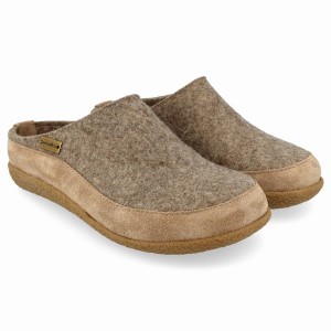 Haflinger Skane Klompen Dames Beige | LEF1026UD