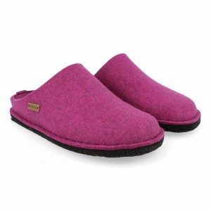 Haflinger Soft Novelty Pantoffels Heren Roze Rood | TFB1429WP