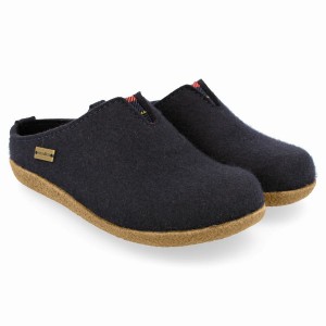 Haflinger Visby Klompen Heren Donkerblauw | ADN2138DR