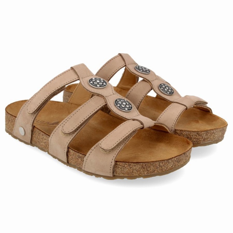 Haflinger Alice Sandalen Dames Lichtbruin | JJW8014GB