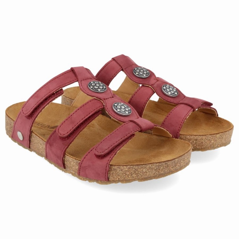 Haflinger Alice Sandalen Dames Rood | CUI3454VK