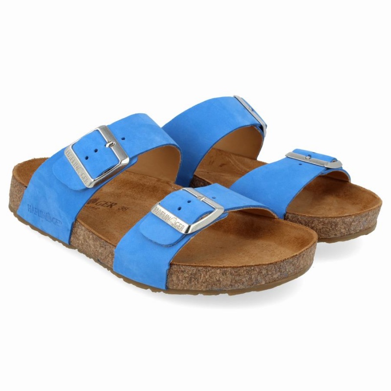 Haflinger Andrea Sandalen Dames Blauw | VAE8612MN