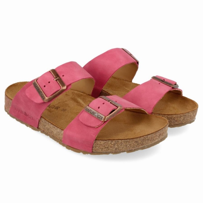 Haflinger Andrea Sandalen Dames Roze Rood | LMR7167UC