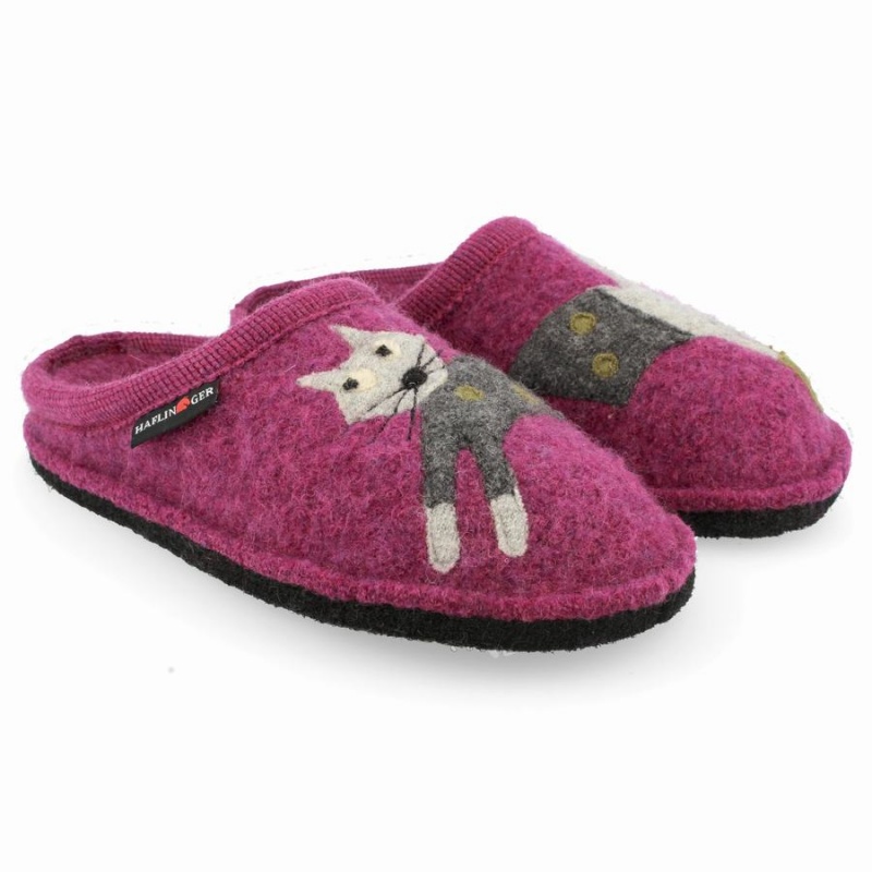 Haflinger Cucho Novelty Pantoffels Dames Paars | HYP7530SA