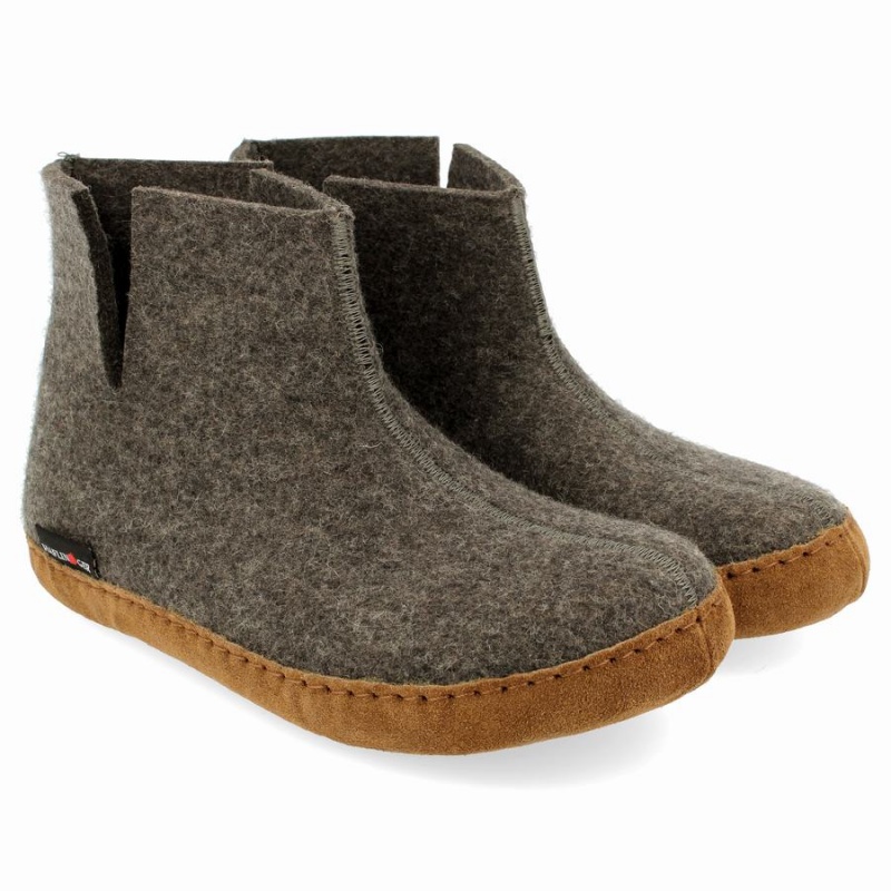 Haflinger Emils Laarzen Dames Grijs | VGE4862ME