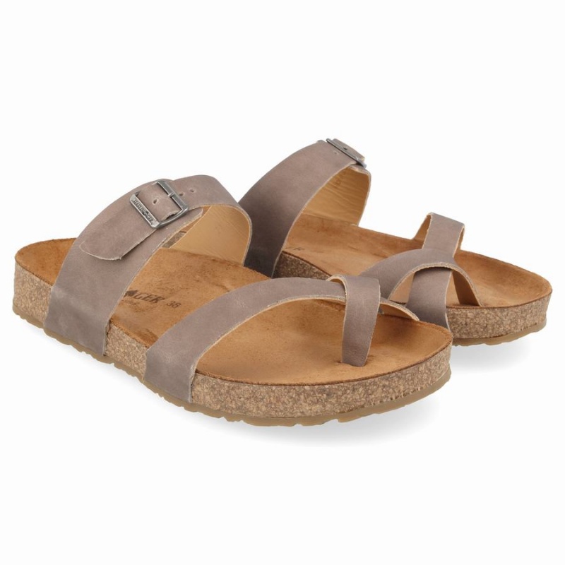 Haflinger Juno Sandalen Dames Lichtbruin | WNU718AI