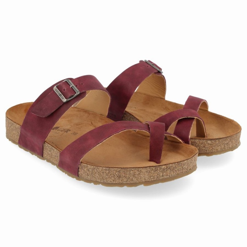 Haflinger Juno Sandalen Dames Paars | XFI5242HL