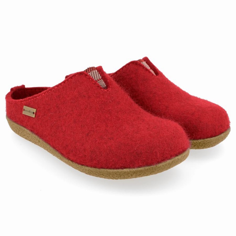 Haflinger Visby Klompen Dames Rood | STD2955QE